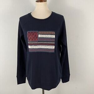 American Flag Sweatshirt USA 0971 Legend Wash
